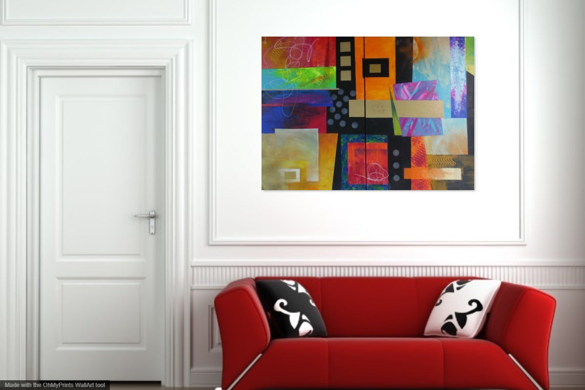 Two- Piece Harmonie Original Wall Art